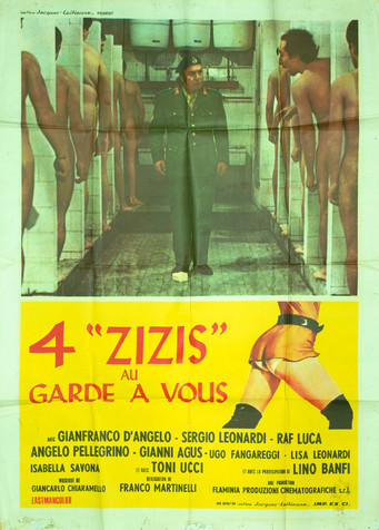 4 zizis au garde à vous