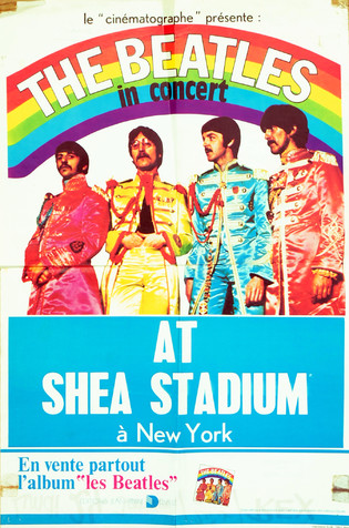 The Beatles in concert at Shea Stadium à New-York