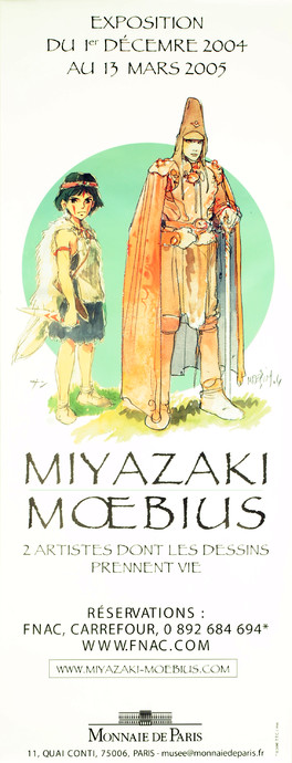 Exposition Miyazaki Moébius