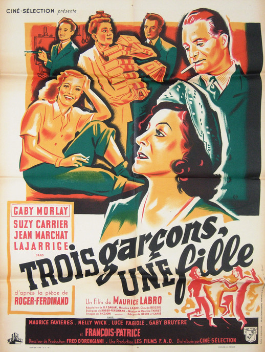 Trois garçons, une fille